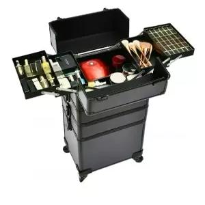 전문가용 메이크업 박스 분리형 하드케이스 캐리어 네일박스 상자 거울