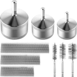 14인치 헥스 섕크 브러시 블레이드 금속 도구 사용한 파이프 클리너 배관 튜브 제거3피스를 배관공 제거용