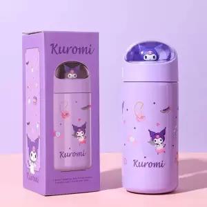 [블루마켓]산리오 쿠로미 우주캡슐 피규어 텀블러 350ml 피규어텀블러 빨대물컵 휴대용보틀 캐릭터보틀 유