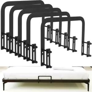 금속 침대 프레임용 KOHERO 5피스 매트리스 스토퍼52인치 방지 슬라이드 미끄럼 RV 조절 가능한