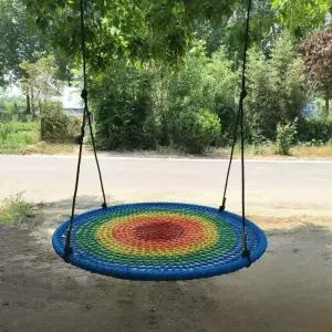 원형 해먹 그네 야외 흔들 행잉 라탄 인플루언서 그물 대형 카페