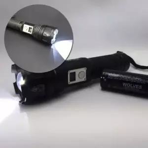 전술랜턴 오스람 LED B 군인 랜턴 26650 풀세트 N5652 30W