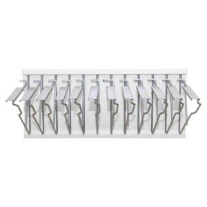 아디르 벽걸이 블루프린트 랙 - 정리함, 포스터 디스플레이, 12개의 피벗 브래킷이 있는 지도 보관 홀더 사무실용 계획 랙(블루프린트 클램프 없음)