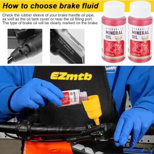 자전거 브레이크 유체 미네랄 오일 시스템 사이클링 산악 액세서리 인젝터 유압