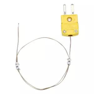 MECCANIITY K 타입 열전대 미니 커넥터 온도 와이어 탐침 1피트 온도계 08mm 50C482C 측정 범위 OD 센서