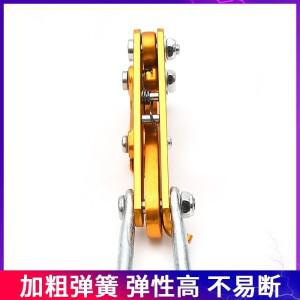 1톤 와이어 로프 조 클램프  전기 케이블 그립 당김용 탄소강 미끄럼 방지 조임/견인 도구