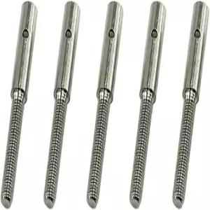 RC 비행기 헬리콥터 DIY 모델 항공기 실버을 위한 금속 날개 5PCS 푸시로드 부품M333mm 고정 연결봉