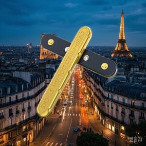 EDC Fidget 튀긴 반죽 스틱 금속 장난감 역학 슬라이더 손 Antistress 편안한 Cool