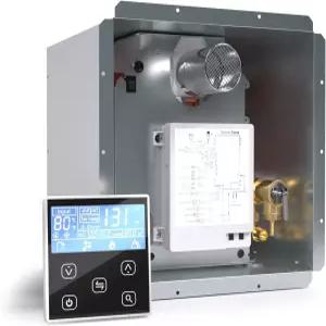 힐허브 RV 탱크리스 온수기 모터홈 캠핑카용 온디맨드 제공 샤워 39 및 BTU 온도 트레일러용 65000 야외