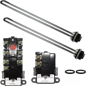 EWH01 전기 온수기 튜닝 키트 온도 2개 스타일 포함 부품 TOD 240V 4500W 교체 조절기 난방 요소