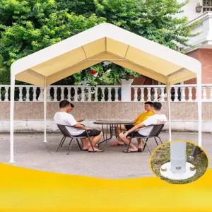 간이차고 차고천막 야외 임시 쉘터 천막 주차장 그늘막 간이