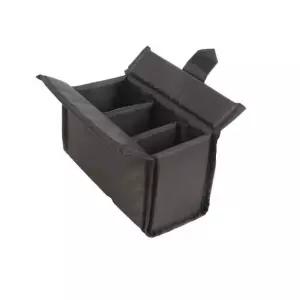 쿠션 보관 칸막이 파티션 렌즈 카메라 파우치 블랙 소형 M