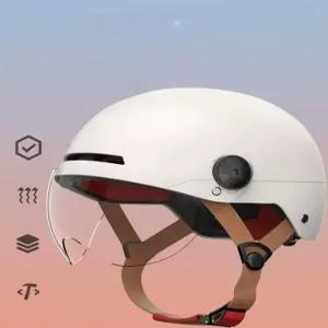 김서림 겨울헬멧 경량 오픈페이스 보온 고글 투명 탈부착