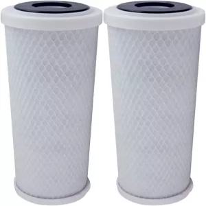 아메리칸 워터 솔루션의 2팩 플로우퍼 8 필터 카본 블록 호환 WCBCS975RV 카트리지