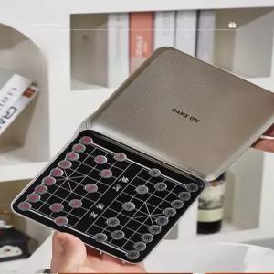 접이식 체스판 휴대용 여행용 미니 체스게임 체스 취미용