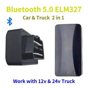 차량용 블루투스 클리어 에러 코드, 엔진 라이트 끄기, 대형 트럭, 대형 승용차용, elm327 V1.5, 12V, 24V