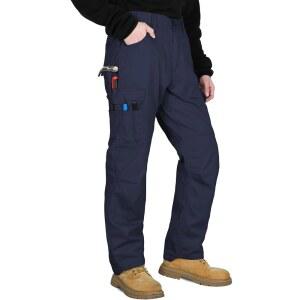 보코말 남성 작업용 카고 팬츠 12 멀티 포켓 100% C 릴렉스 핏 듀라 컴포트 워터/스테인 저항성 아웃도어 하이킹