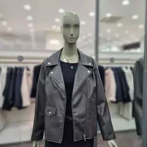 [시슬리]페이크 레더 라이더 자켓 (SALE20511 다크브라운)_DJ