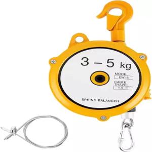 바스그라지아 스프링 밸런서 711파운드35kg 조절 가능한 접이식 서스펜션 후크 유지 와이어 5피트 합금