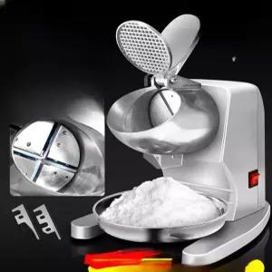 빙삭기 소형 빙수 기계 가정용 오렌지 업소용 카페 대패 제빙기 은회색