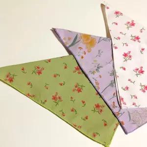 감성 손수건 레트로 순면 꽃무늬 추천 신상입고 여성용 여친선물