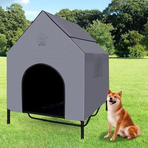 36인치 야외 대형견을 위한 개집 도그 하우스 텍실린 있는 텐트 품종 고가 및 창문 X-대형 선쉐이드가