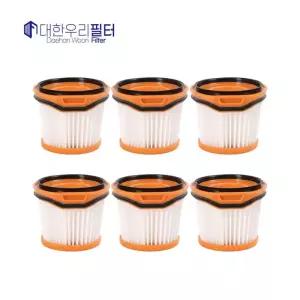대한우리필터 샤크 에보파워 무선청소기 호환 필터 ADV CS601 6개