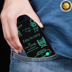 6.5인치 전체 화면 LCD 쓰기 태블릿 휴대용 디지털 메모장 경량 포켓 디자인 창의적인 스케치 제도에 이상