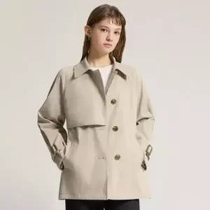 [롯데백화점]시스티나 하프기장 벨티드 플랩 트렌치코트-AWWBYO11030