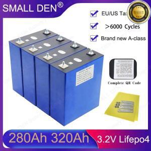 새로운 3.2V 320Ah 105Ah Lifepo4 충전식 배터리 A급 3C 리튬인산철 셀 EVE DIY 12V24V 태양광 RV 골프 카