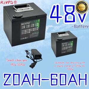 48V 20AH-50AH 18650 리튬 이온 배터리 재고 있음 철제 케이스 방수 전체 용량 장비에 적합