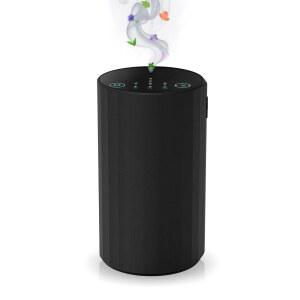 가정용 대형 방과 침실, 자동차, 사무실, 책상, 배터리로 작동하는 미니 휴대용 방향제용 워터리스 오일 아로마테라피 향 블랙