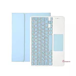 이패드키보드케이스 5세대 에어 블루 휴대용 무선 터치패드 파스텔 투스 수납 태블릿abc207