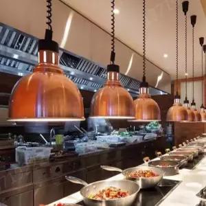 천장 히팅 뷔페 램프 조명 업소용 온열 푸드 난방기 전구 목욕탕 음식 할로겐