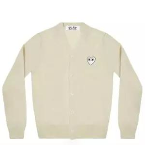 [셀러허브][웰빙창고] CDG COMME des GARCONS 화이트와펜 가디건 (S40948095)