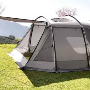대형 캠핑 텐트 리빙쉘 4인용 야외용 터널형 텐트 그늘막 간편 익스텐션 5인용 거실형 캐노피 방충 차박