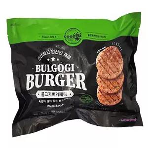 도나우식품 10개 패티 80g 냉동 간편조리 불고기버거 햄버거 가열조리 간식tuv150