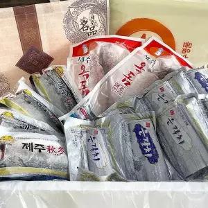 [셀러허브]명품 제주 고등어 특대5팩 옥돔 대2팩 갈치 중8팩 부모님 추석선물 세트 홍옥돔 (S19125809)