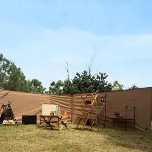 캠핑 가림막 프라이버시 휴대용 아웃도어 캠핑 윈드스크린 접이식 차단막 방풍 용품