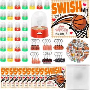 28세트 발렌타인데이 선물 대량 농구 파티 미니 핑거 슈팅 게임 열쇠고리 스티커 교사 교환 용품 증정