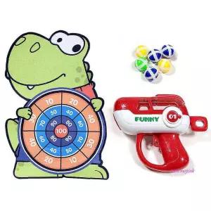 타겟다이노다트 다트판 공룡 랜덤발송 다이노건 찍찍이볼 건장난감총 단체 게임완구 선물 판촉물hij666