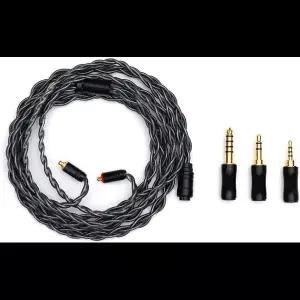 Tripowin Noire 4 코어 24AWG OCC 업그레이드된 하이파이 오디오 케이블오디오파일 음악가를 분리형 3-in-1