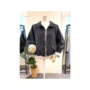 [미스칸트] KNJPQ201DG 버튼 하이넥 부르종 점퍼_P418507037