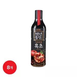 [셀러허브]샘표 백년동안 산수유 석류 과일흑초 900ml 8병 (S44597718)