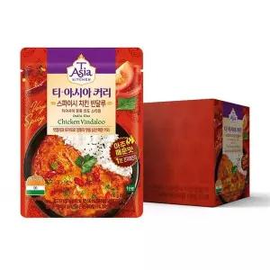 [셀러허브]샘표 티아시아 스파이시 치킨 빈달루 카레 170g 12개 (S44597766)