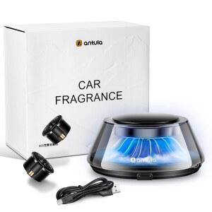 차량 대시보드용 곽의 스마트 자동차 방향제, 오일 리필 2회로 강도 조절이 가능한 자동