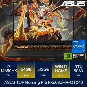 ASUS TUF Gaming F16 FX608JMR-QT040 (RAM 64GB_WIN11)_마우스+장패드+백팩증정 AN