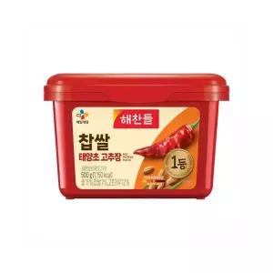 [CJ]해찬들 찹쌀태양초 고추장500g