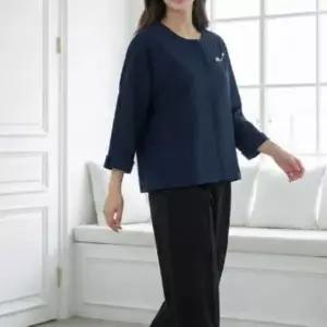 [하프클럽/]여성 케이프 미니 숏 노카라 브로치 포인트 자켓