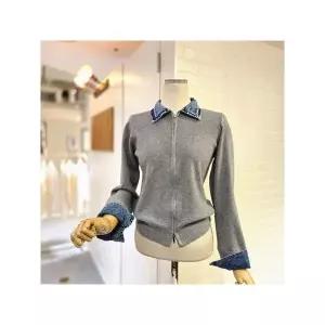 [르피타] L261BKT302 르워싱청배색가디건_P416607578